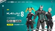 You can now purchase the Kafka Hibino, Reno Ichikawa, and Kikoru Shinomiya (Kaiju No.8) skins in Fortnite (Image via Epic Games)